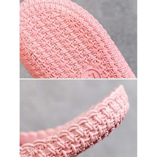 Women Lace Up Hollow Out Waterproof Beach Mules - Image 27