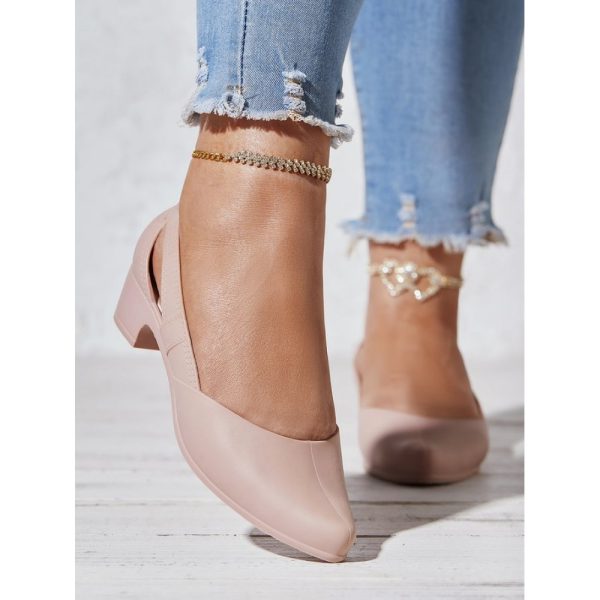 Waterproof Hollow Out Block Heel Beach Shoes - Image 33