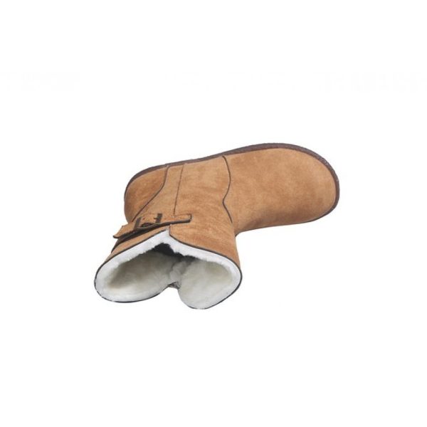 West Style Plain Slip On Flat Heel Snow Boots - Image 8