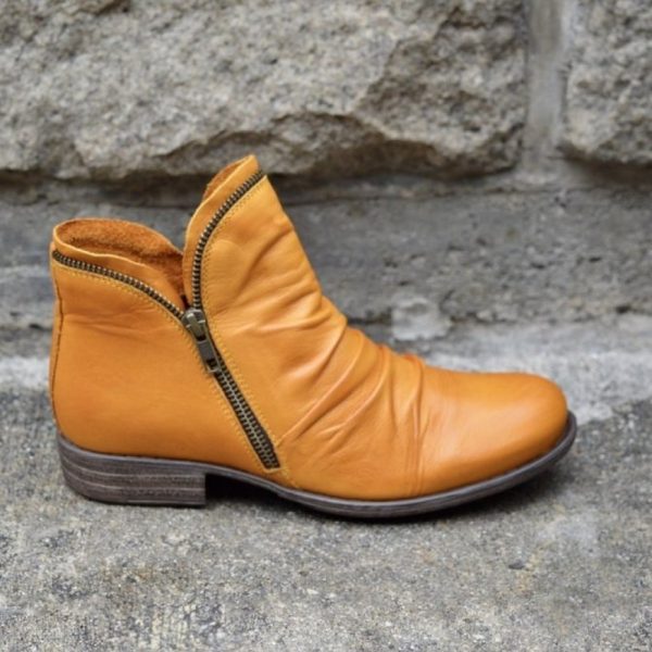 Casual Fashion Low Heel Winter Boots - Image 14