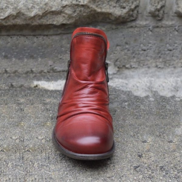 Casual Fashion Low Heel Winter Boots - Image 3