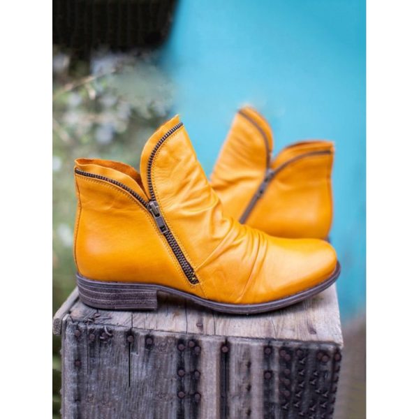 Casual Fashion Low Heel Winter Boots - Image 25