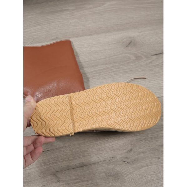 Comfortable Soft Lightweight Lace Up Chunky Heel Snow Boots Footwear - Image 6